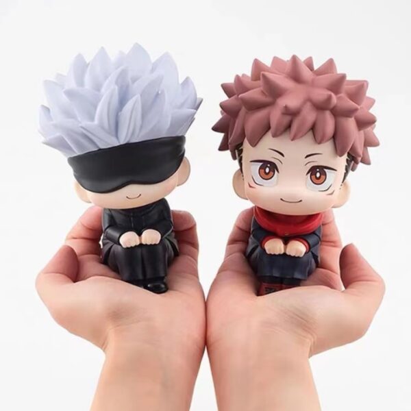 Jujutsu Kaisen Tiny Gojo Satoru & Yuji Itadori Figure Set - Anime Collectibles - Image 3